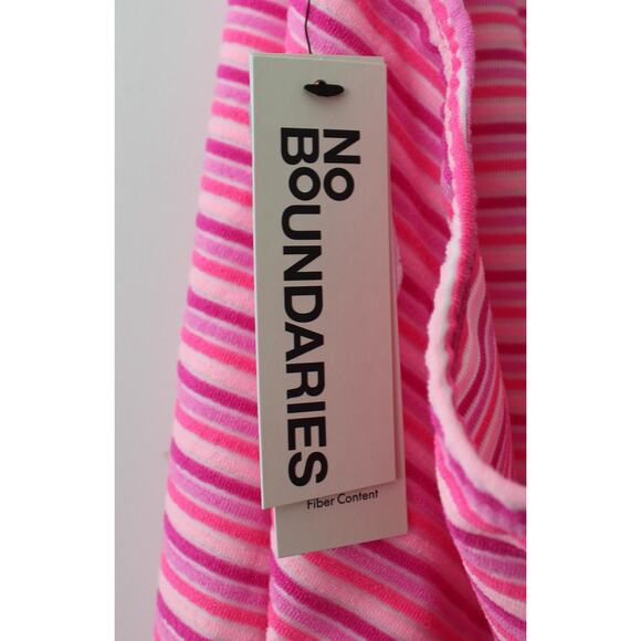 No Boundaries Womens Loop Terry Halter Dress Coverup Pink Size M NWT - Picture 5 of 6